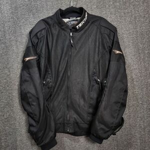 Teknic Motorcycle Padded Jacket Black Mesh Men's 48/58